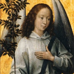 Angel with an Olive Branch Emblem of Divine Peace